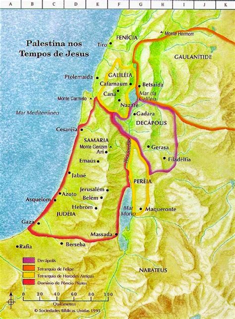 Compartir compartir israel en tiempos de jesús. Geografia biblica mundial bible geography bible atlas ...