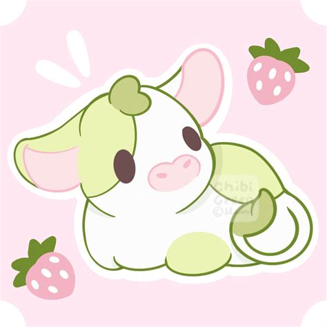 Lime Cow Kawaii Green Cow Kawaii Green Latte Cow Green Tea Cow Cute