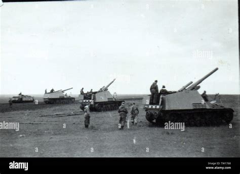 World War Two German Self Propelled Artillery High Resolution Stock