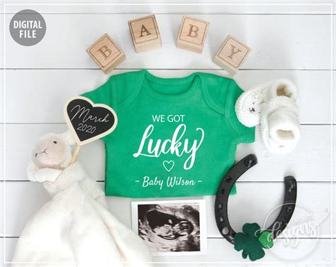 Pregnancy Announcement March 2020 Baby Announcement St Etsy