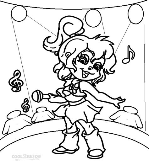 Chipettes Jeanette Coloring Pages