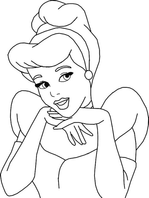 52 Coloring Cinderella Best HD Coloring Pages Printable