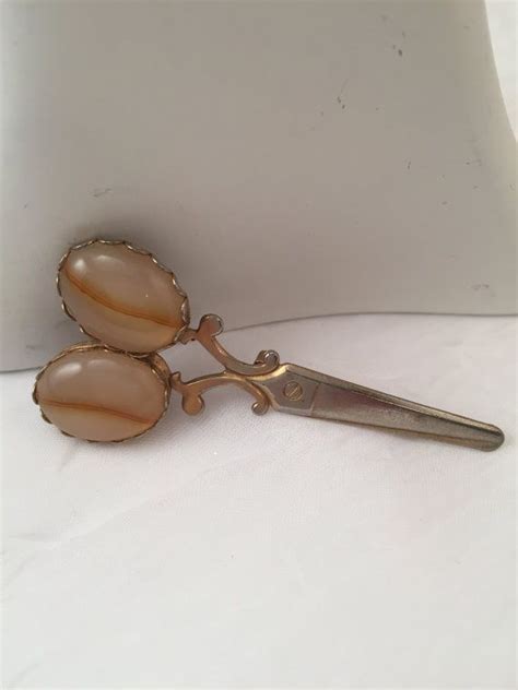 Vintage Pinbrooch Sewing Scissors Brooch By Culturewares On Etsy