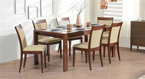 6 seater dining table sets. Vanalen 6-to-8 Extendable - Dalla 6 Seater Glass Top ...