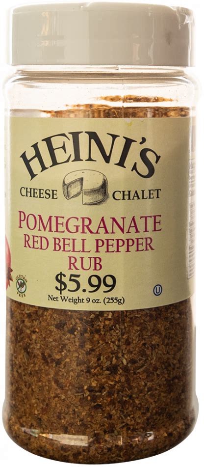 Pomegranate Red Bell Pepper Rub Bunker Hill Cheese