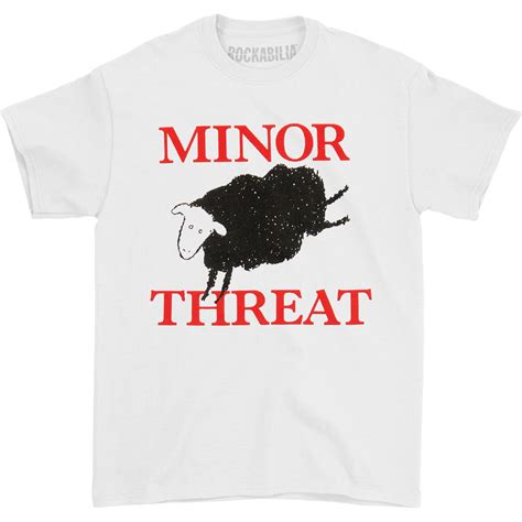 Minor Threat Minor Threat Mens Blacksheep T Shirt X Large White