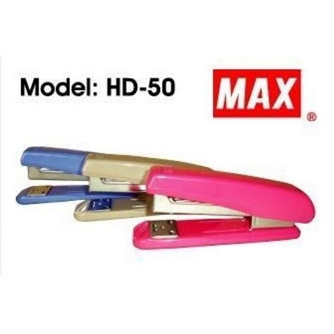 Sangat gemar digunakan oleh user karena dapat menstaples kertas sangat banyak dan long lasting. MAX HD-50 Stapler
