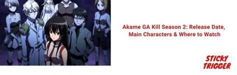 Akame Ga Kill Season 2 Release Date Main Characters And Where To Watch