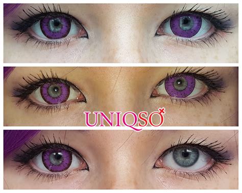 Bright And Bold Violet Contacts For Kaisa Cosplay Sweety Akaten Lenses — Uniqso