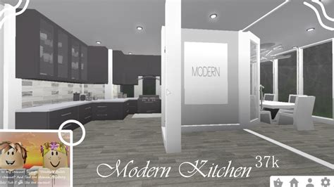 Modern Kitchen 37k Speedbuild Roblox Bloxburg Youtube