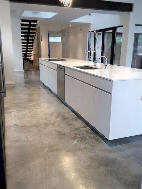70 Smooth Concrete Floor Ideas For Interior Home 1 In 2020 Concrete