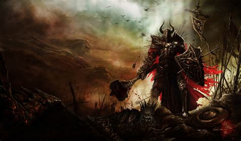 1600x1200 Resolution Warrior Illustration Fantasy Art Diablo