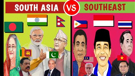 South Asia Vs Southeast Asia Comparison Youtube