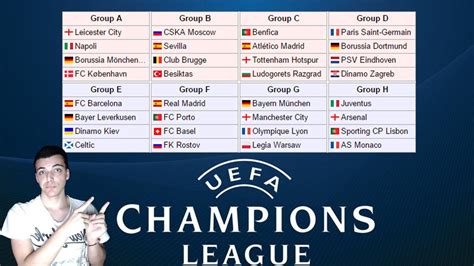 Champions League Tirage - CHAMPIONS LEAGUE 2017 : JE SIMULE LE TIRAGE ! - YouTube