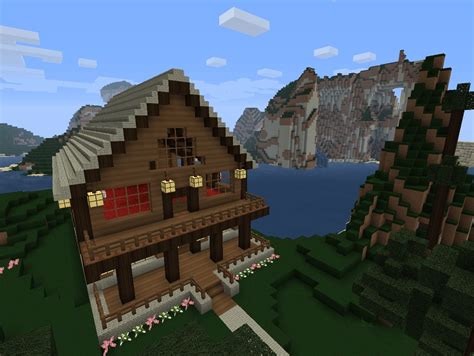 The room has a window with view to the yard. Medium Sized House Minecraft Map