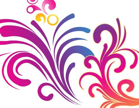 Colorful Swirls Background Free Vector Graphics All Free Web