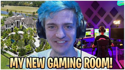 Ninja Reveals His New Gaming Room At His Brand New House And Gets His