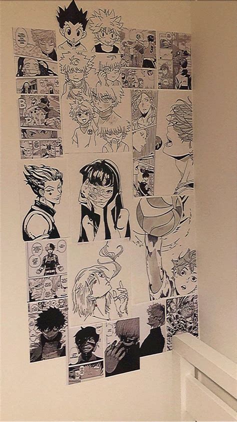 Anime Manga Wall Room Makeover Bedroom Room Design Bedroom Room Ideas