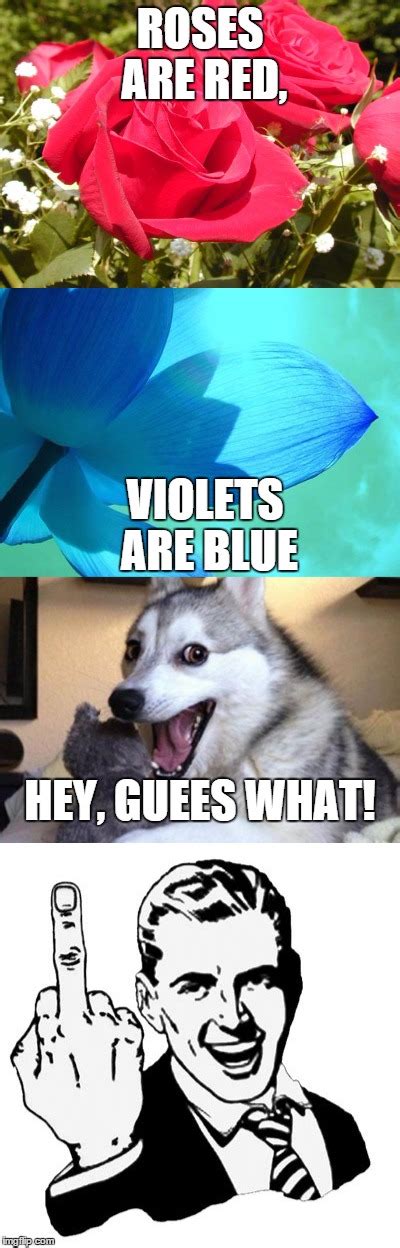 Image Tagged In Roses Are Redviolets Are Bluehey Guess Whati Really