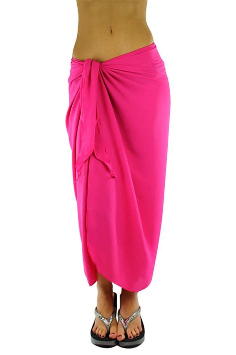 ankle length sarong sheer beach wrap pink sarong fashion womens sarong