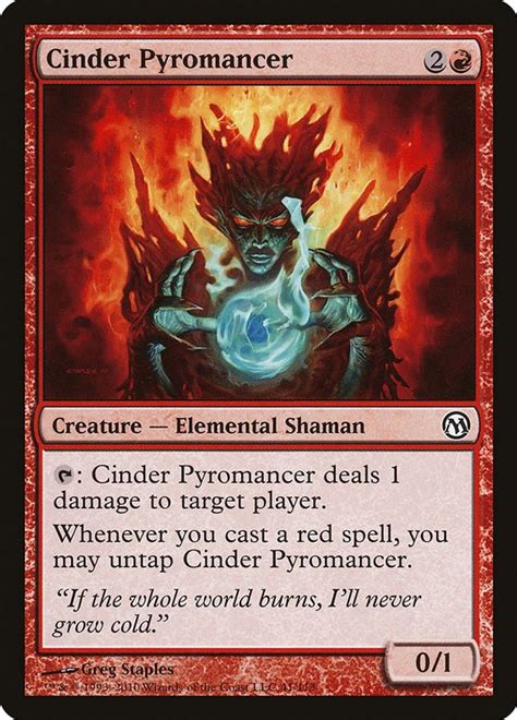 Cinder Pyromancer Duels Of The Planeswalkers Magic The Gathering
