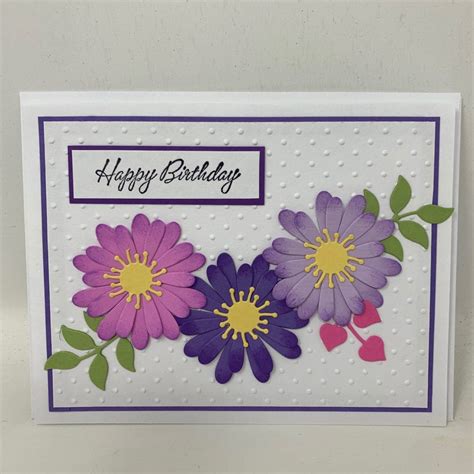 Handmade Birthday Flowers Card Flowers Talk Tivoli