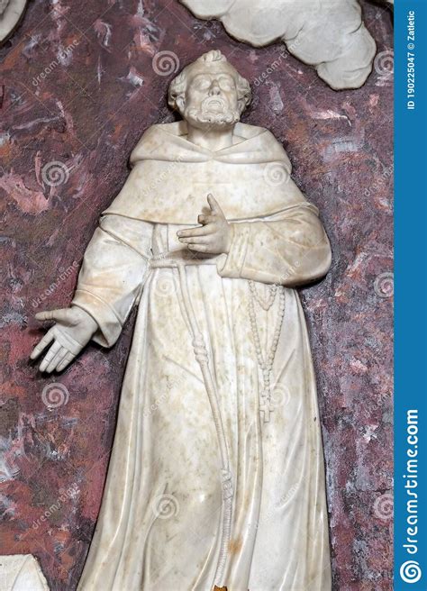 Saint Francis Of Assis Statue On The Altar Of Saint Francis Of Assisi