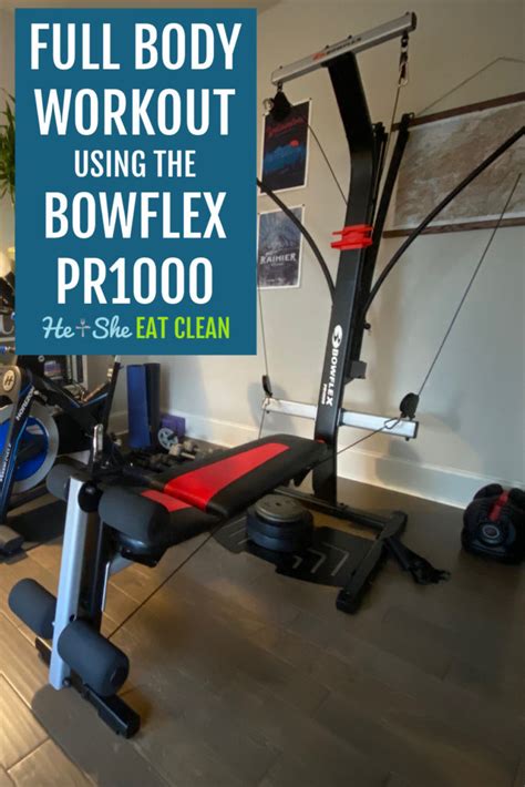 Full Body Workout Using The Bowflex Pr1000 Includes Video