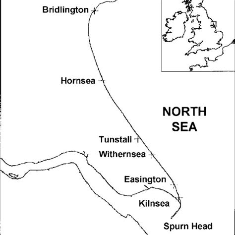 Map Of Holderness Coast Showing Its Regional Setting Download
