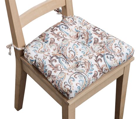 Don't forget to download this indoor chair cushions with ties for your home improvement reference, and view full page gallery as well. Kitchen Chair Cushions With Ties | Chair Pads & Cushions