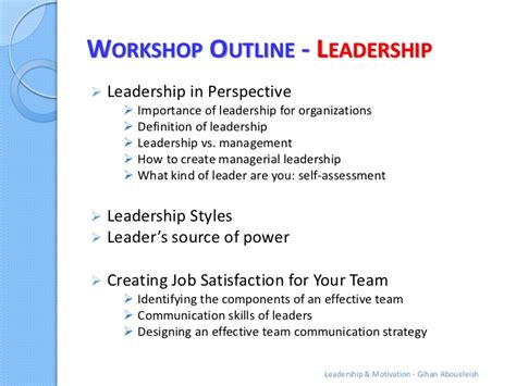 Powerpoint Presentation On Leadership And Motivation