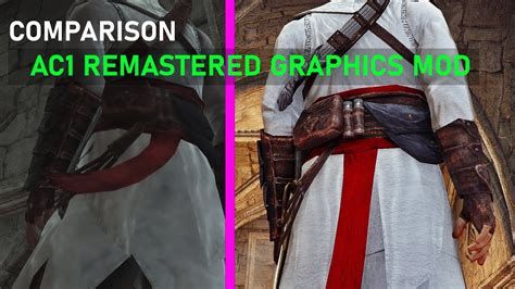 Assassin S Creed 1 Remastered RTX ON GRAPHICS MOD Comparison Talking
