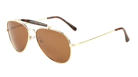 polarized aviator sunglasses with spring hinges mass vision