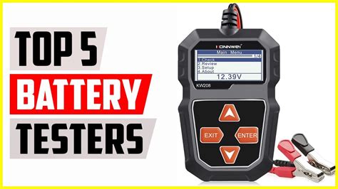 Top 5 Best Battery Testers Reviews In 2022 Youtube