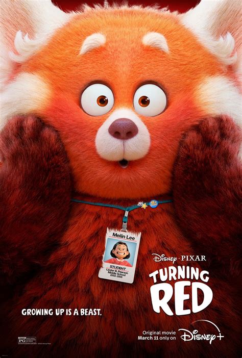 Emotional Panda From Turning Red Movie On Posters That Can Become Your