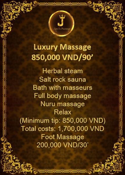 Luxury Massage J Spa Massage