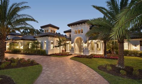 This Single Story Mediterranean House Plan Features A Great Room