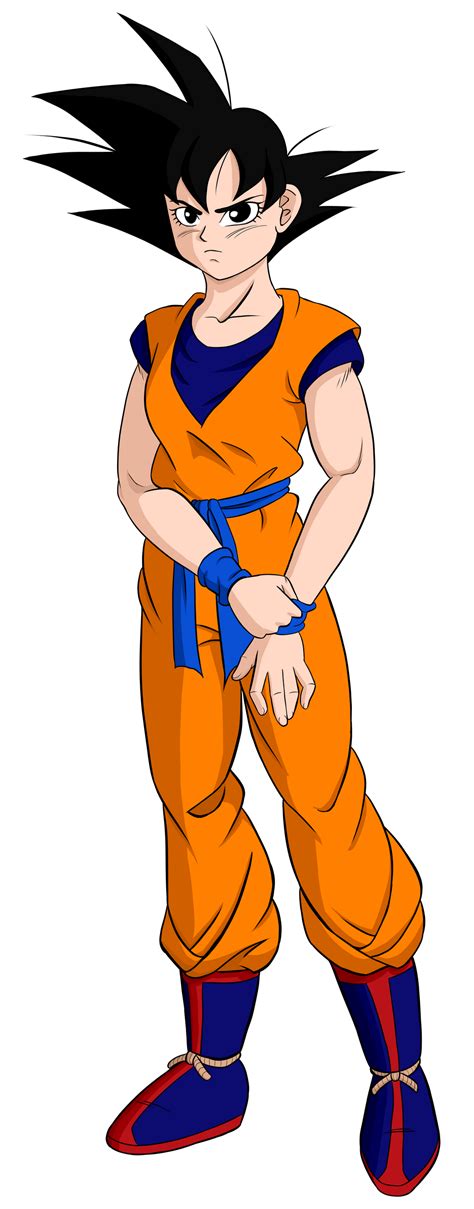 Db Female Goku By Isabellafaleno On Deviantart