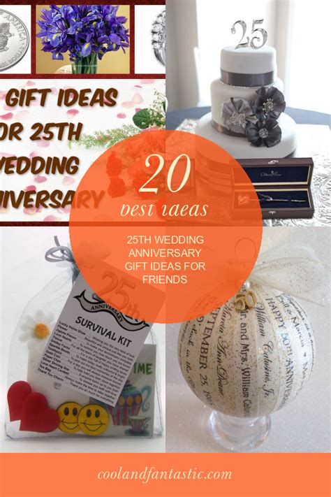 20 Best Ideas 25th Wedding Anniversary T Ideas For Friends Home