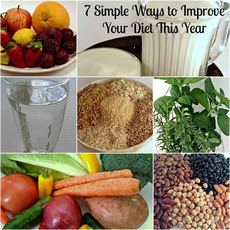 7 Simple Ways To Improve Your Diet This Year Day2day Joys