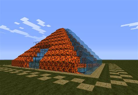 Lava And Water Piramide By Milky Minecraft Project