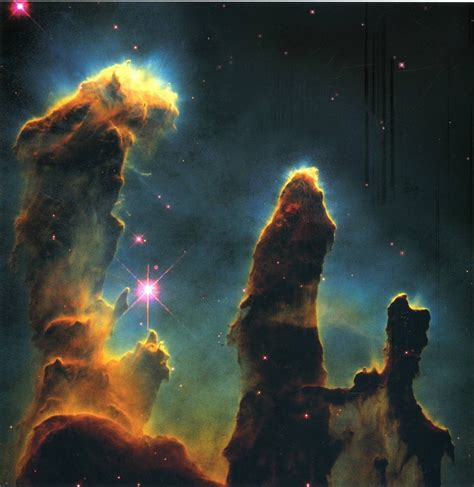 The Pillars Of Creation Photo Of The Eagle Nebula Taken By The