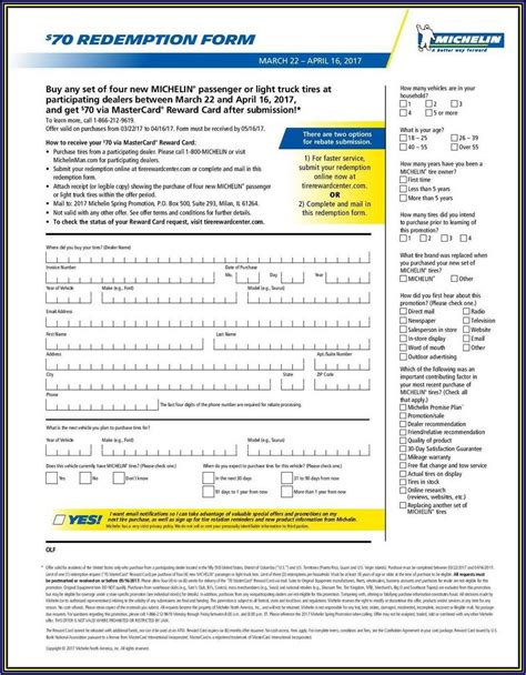 Hankook Mail In Rebate Form