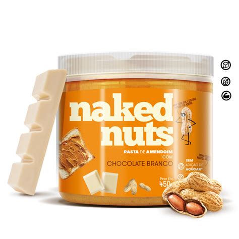 Naked Nuts Pasta De Amendoim Com Chocolate Branco G Nhac Box My XXX Hot Girl