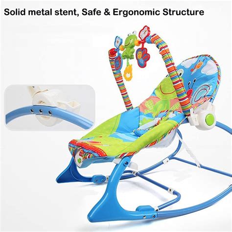Baby Bouncer Soothing Vibration Rocker Cradle Swing And Seat Chair Se