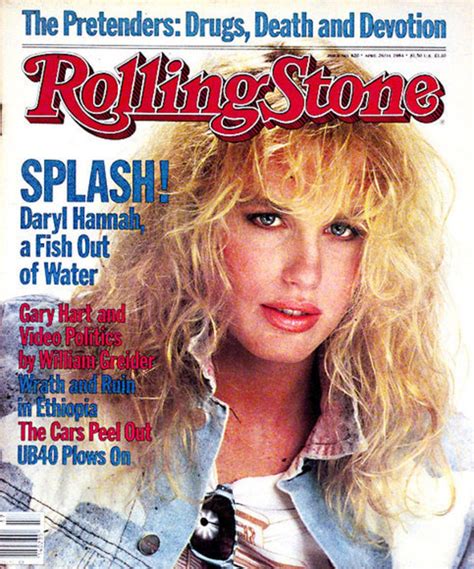 Daryl Hannah Leading Ladies On The Cover Of Rolling Stone Rolling Stone