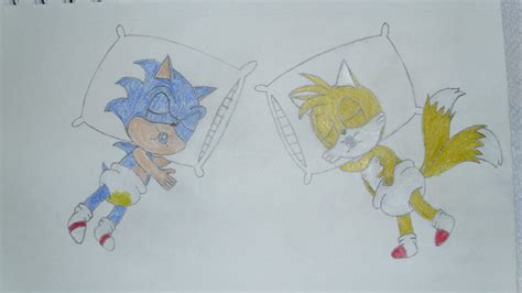 Naptime For Sonic And Tails By Jahubbard On Deviantart