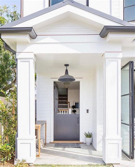 This Modern Farmhouse Is Stunning I Love That Dutch Door At The Front