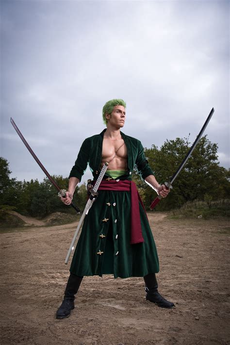 One Piece Roronoa Zoro Cosplay Costume Two Years Later Custom Made Any