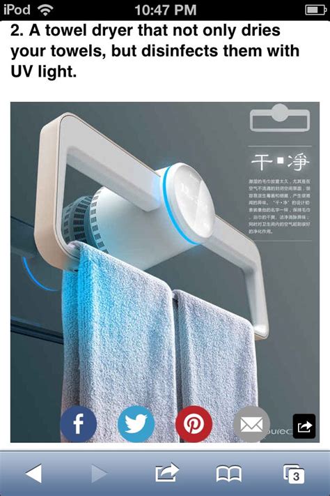 Awesome Towel Rack Drys Warms And Disinfects Towels